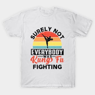 Surely Not Everybody Was Kung Fu Fighting, Funny Kung Fu T-Shirt